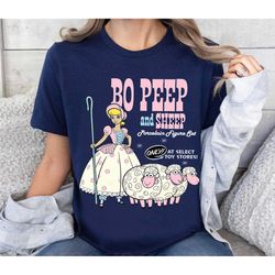 disney pixar toy story 4 bo peep and sheep advertisement t-shirt, disneyland family matching shirt, walt disney world te