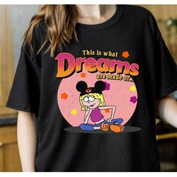 retro lizzie mcguire t-shirt, this is what dreams are made of shirt, lizzie mcguire vintage shirt, disneyland trip famil