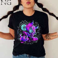 alastor hazbin hotel characters, hazbin hotel tshirt, hazbin hotel cartoon merch, gift for fan, helluva boss