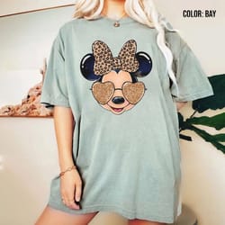 leopard minnie mouse shirt, woman disney shirt, minnie safari leopard shirt, girls trip minnie ears shirt, disney mom, a