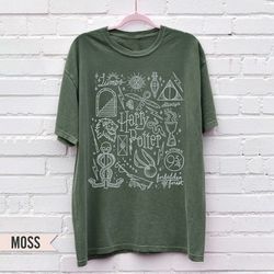 harry potter deathly hallows shirt, wizarding world trip shirt, universal studios shirt, disney family vacay, bookworm s