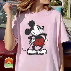 vintage classic mickey shirt, mickey mouse shirt, disney world shirt, disney shirt, disneyland trip shirt