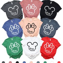 disney 2024 shirt, disney couple 2024 shirt, custom disney trip shirt, matching disney group shirt, family mickey minnie