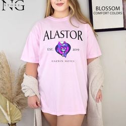 alastor hazbin hotel t-shirt, hazbin hotel characters tshirt, hazbin hotel shirt, hazbin hotel cartoon, hazbin hotel mer