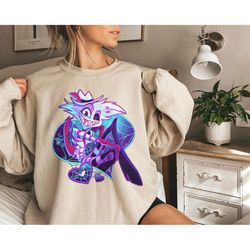 hazbin hotel angel dust shirt, helluva boss shirt, hazbin hotel shirt, cartoon shirt, angel dust fan art, alastor shirt,