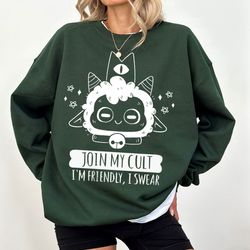 cult of the lamb shirt, join my cult, gamer gifts, indie game shirt, video game shirt, cult of the lamb sweatshirt, 2024