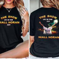 vintage niall horan the show 2024 2 sided shirt, the show live on tour 2024, niall horan shirt, niall horan gift for men