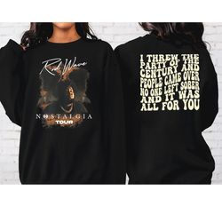 retro rod wave lyrics unisex t-shirt, sweatshirt, rod wave nostalgia tour sweatshirt, rod tracklist shirt, nostalgia mer