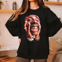lil yachty shirt, lil yachty tee, lil yachty grillz, bootleg hip hop shirt, lil yachty homage 90s graphic tee, rap unise