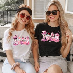 cheshire cat coffee latte shirt, cheshire cat coffee tee, wonderland valentine shirt, pink drink apparel, alice's advent