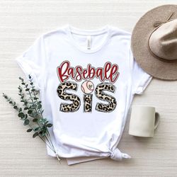 baseball sis shirt, softball sister shirt, baseball sister t-shirt, baseball fan sister shirt, baseball little sister, b
