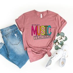 music teacher shirt, music teacher gift ideas, music teacher appreciation, music lover shirt, gift for music teache