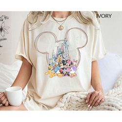 disney castle shirt, mickey ears shirt, mickey minnie donald daisy goofy pluto, disneyland shirt