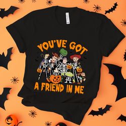 \ot a friend in me toy story shirt, toy story halloween shirt, disney toy story shirt, toy story friends shirt