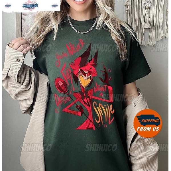 HOT Mode voor fans van Anime Hazbin Hotel Dames Heren Casual Grafisch Bedrukte T-shirts met korte mouwen kopen vanaf een prijs van 11 HOT Mode voor fans van Anime Hazbin Hotel Dames Heren Casual Grafisch Bedrukte T-shirts met korte mouwen kopen vanaf een prijs van 11