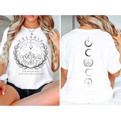 sjm velaris shirt, gold print, original design, velaris shirt,city of starlight, the night court,sjm merch, city of star