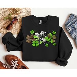 shamrock heart sweatshirt, shamrock sweatshirt, st. patrick's day sweater, st. patrick's day sweatshirt,