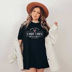 candy canes t-shirt, kringle candy co. gingerbread shirt, cookie shirt, christmas shirt, family vacation, xmas holiday s