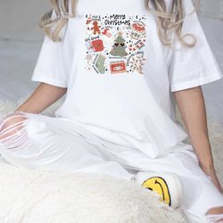 holy spirit shirt, merry xmas t-shirt, santa tee, holiday shirt, cozy winter, christmas gift