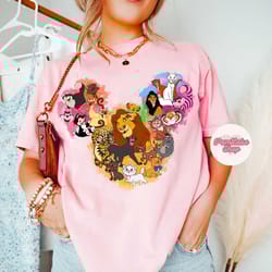 watercolor disney cats shirt, mickey mouse ears wdw disneyland cat lovers shirt