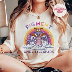 one little spark rainbow shirt, purple dragon epcot center shirt, wdw trip tee, disney rainbow shirt