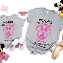 mom and daughters best disney partners shirt, mom and son
