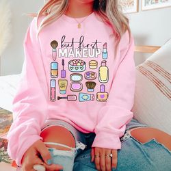 makeup artist sweatshirt | cosmetologist sweatshirt | gifts for beauty school graduate | feminine beautician gift | esth
