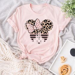 disneyworld shirts, animal shirt, minnie ear shirt , leopard cheetah print shirt, disney shirt, disney ear