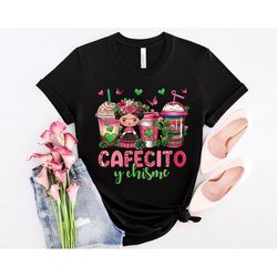 cafecito y chisme coffee cups shirt, coffee cups shirt, mexico shirt, mexican day shirt