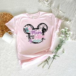 this mom runs on caffeine t-shirt, funny disney shirts, disney mom shirt, sarcastic shirt, magical mom shirt, disneyworl