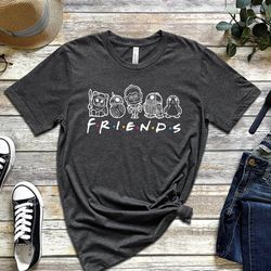 friends t-shirt, star wars shirt, disney trip shirt, friends party shirt, star wars characters, r2d2 shirt, holiday squa