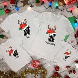 personalized family t-shirts, christmas squad shirt, family vacation tee, custom name shirt, christmas lights shirt, hol