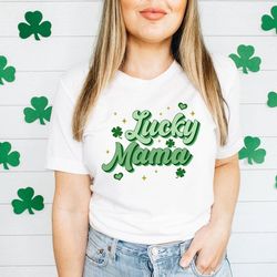 lucky mama shirt st patricks day shirt irish st patricks sweatshirt mama sweater mommy sweatshirt shamrock sweatshirts g