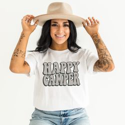 happy camper shirt camping shirt happy glamper shirt nature lover sweatshirt camping sweatshirt camping vacation shirt c