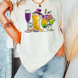 mardi gras drinking shirt, mardi gras mask sweatshirt, cocktail tee, mardi gras carnival outfit, fat tuesday crewneck, f