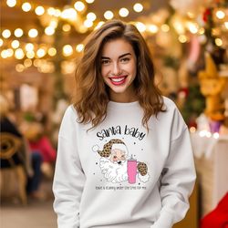 santa baby sweatshirt, leave a stanley under the tree for me shirt, santa claus christmas tree sweater hoodie, leopard s