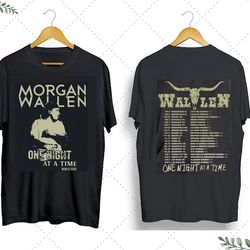morgan wallen tour 2024 t-shirt, morgan wallen one night at a time tour, country music shirt, cowboy morgan wallen shirt