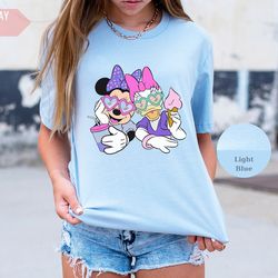 disney minnie and daisy friendship shirt - classic cartoon style tee for best friends, matching minnie and daisy disney