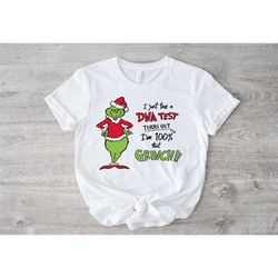 i just took a dna test turns out i am 100 that grinch shirt, christmas grinch shirt, xmas shirt, christmas shirt, christ
