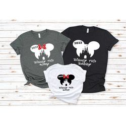 cute disney 2023 trip shirts,custom disney family vacation shirts,mommy daddy and kids disneyworld tee,matching disney t
