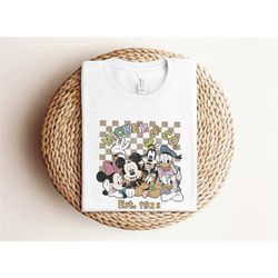 retro mickey and co 1928 shirt, vintage mickey shirt, mickey and friend shirt, retro disney shirt, disney shirts, mickey