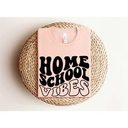 homeschool kids shirt, retro home school vibes shirt, cute homeschooler youth shirt, homeschool era back to homeschool s