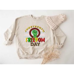 juneteenth freedom day sweatshirt, black lives matter sweatshirt, juneteenth hoodie, freeish since 1865 sweater, black i