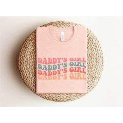 daddy's girl toddler shirt, retro daddy's girl shirt, daddy daughter clothes, father's day gift, daddys girl outfit, bab