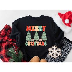 cute christmas sweatshirt, womens christmas sweatshirt, christmas sweatshirts for women, christmas gift women, merry chr