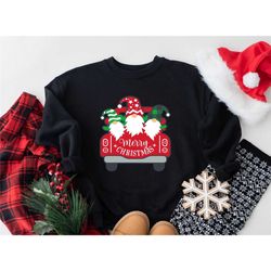 cute christmas sweatshirt, christmas gnome sweatshirt, cute gnomies hoodie, merry christmas sweater, gnome for the holid