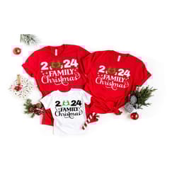 family christmas 2024 shirts, funny family matching gift, sibling xmas party shirt, santa celebration shirt, family all
