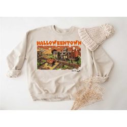 halloweentown university sweatshirt, halloween town est 1998 sweatshirt, fall sweatshirt, pumpkin sweatshirt, womens hal