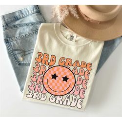 comfort colors team teacher shirt, 3rd grade back to school shirt, oversized teacher tshirt , teacher group shirt, third