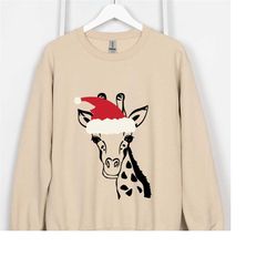 giraffes christmas sweatshirt, giraffemerry christmas shirt,giraffe lover xmas sweater,giraffe holiday shirt,christmas